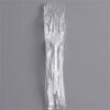 Medium White Wrapped Fork