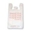 Bag White Plastic “Have A Nice Day”